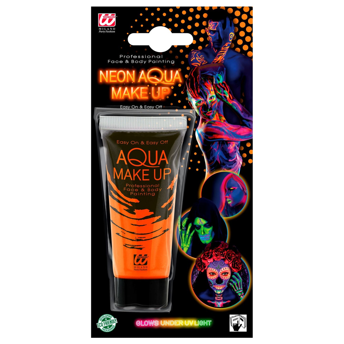 Aqua Make-up in Tube | Neon Orange
