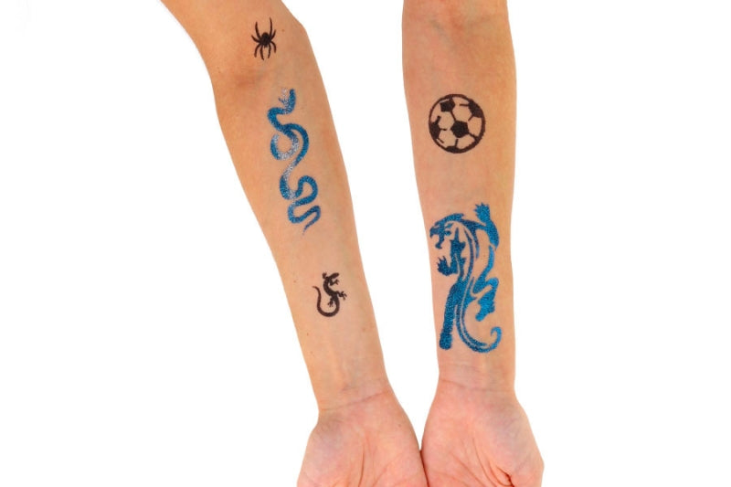 Glitzertattoo Set Jungs