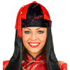 Chinesenhut | rot/schwarz