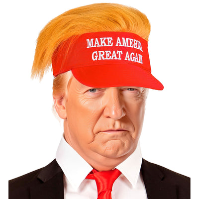 Schirmmütze Amerika mit Haaren