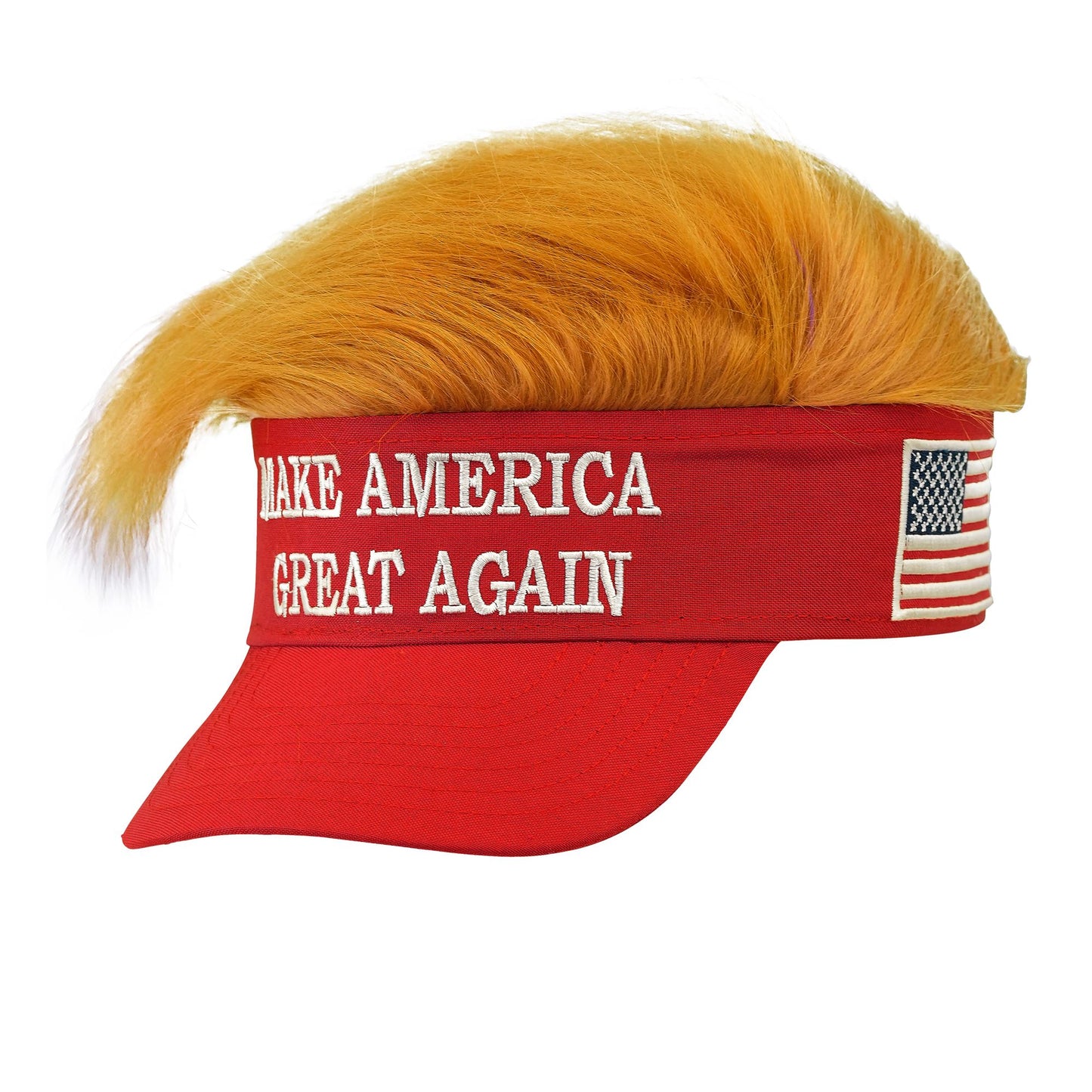 Schirmmütze Amerika mit Haaren