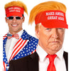 Schirmmütze Amerika mit Haaren