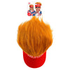 Schirmmütze Amerika mit Haaren