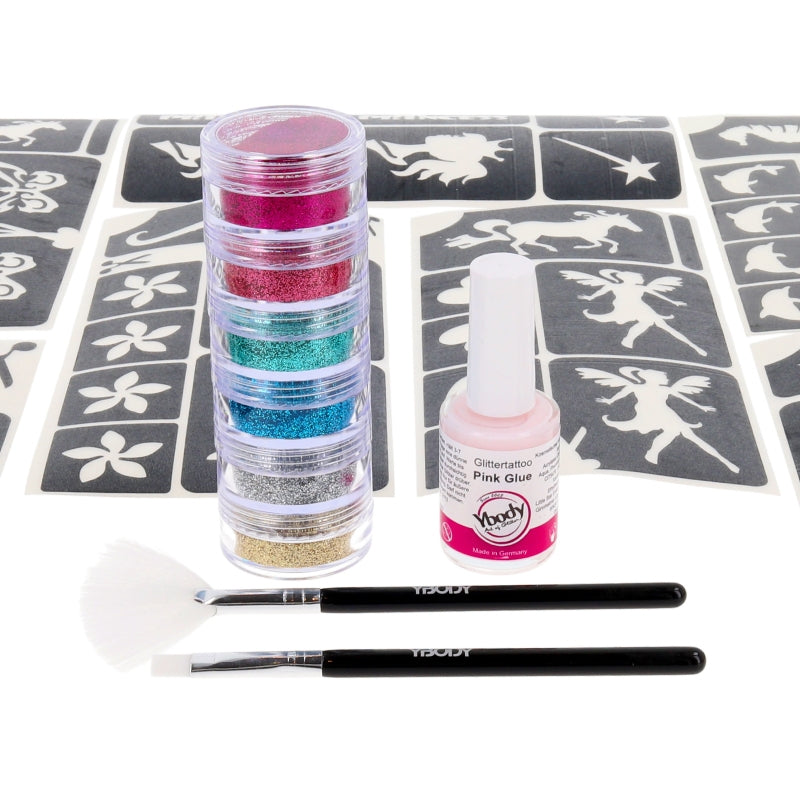 Ybody Glitzertattoo BIO Set | Kinderparty