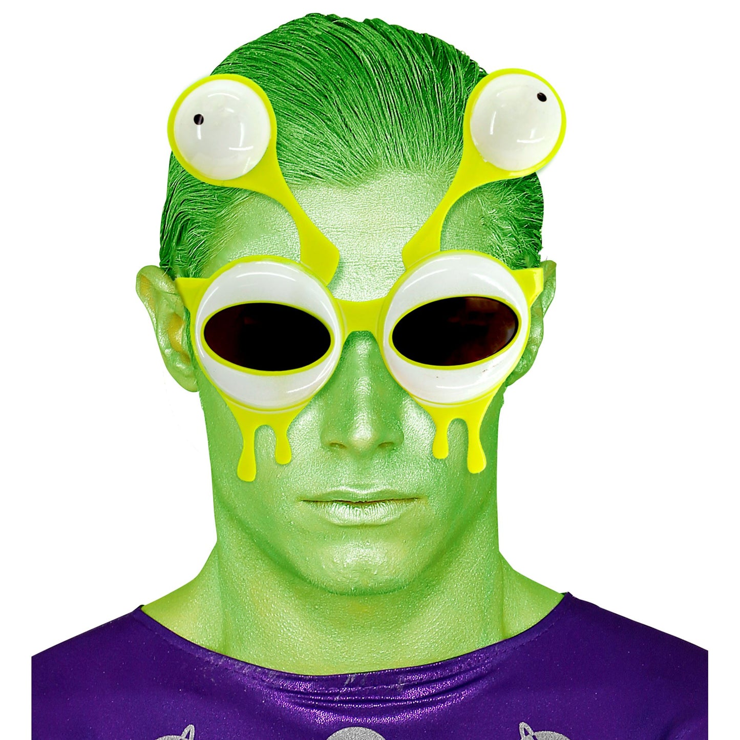 Alienbrille mit Doppelaugen