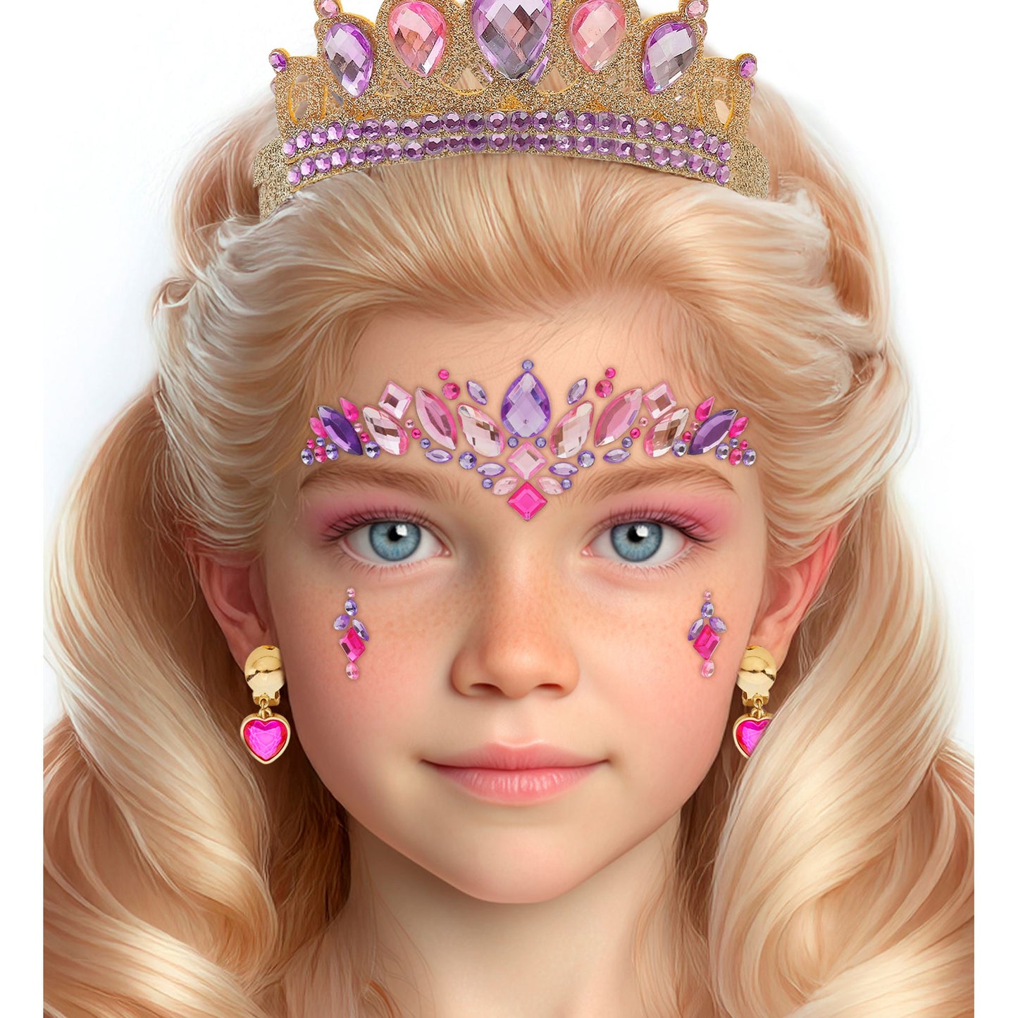 Glitzersteine fürs Gesicht |  Prinzessin