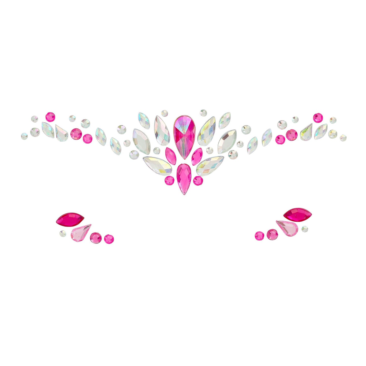 Glitzersteine fürs Gesicht |  Charm Rosa