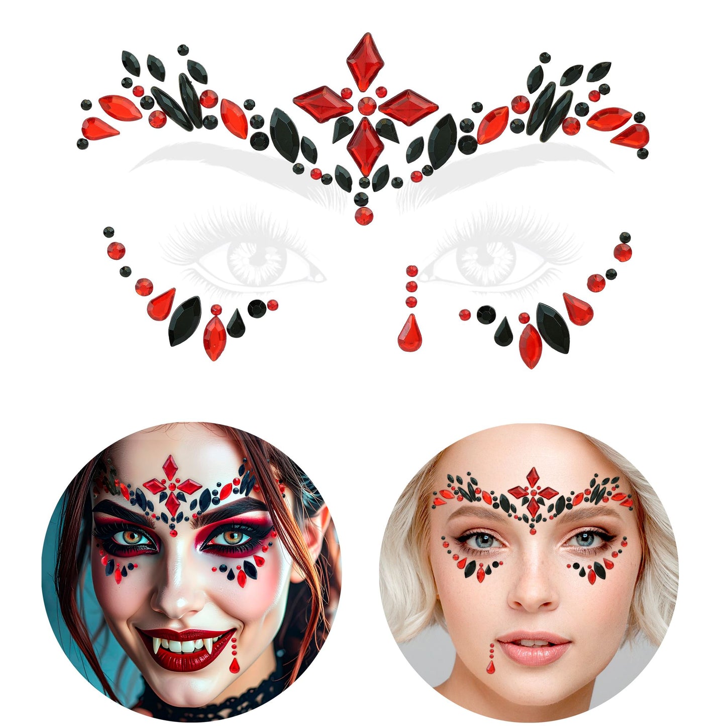Glitzersteine fürs Gesicht |  Vampirin