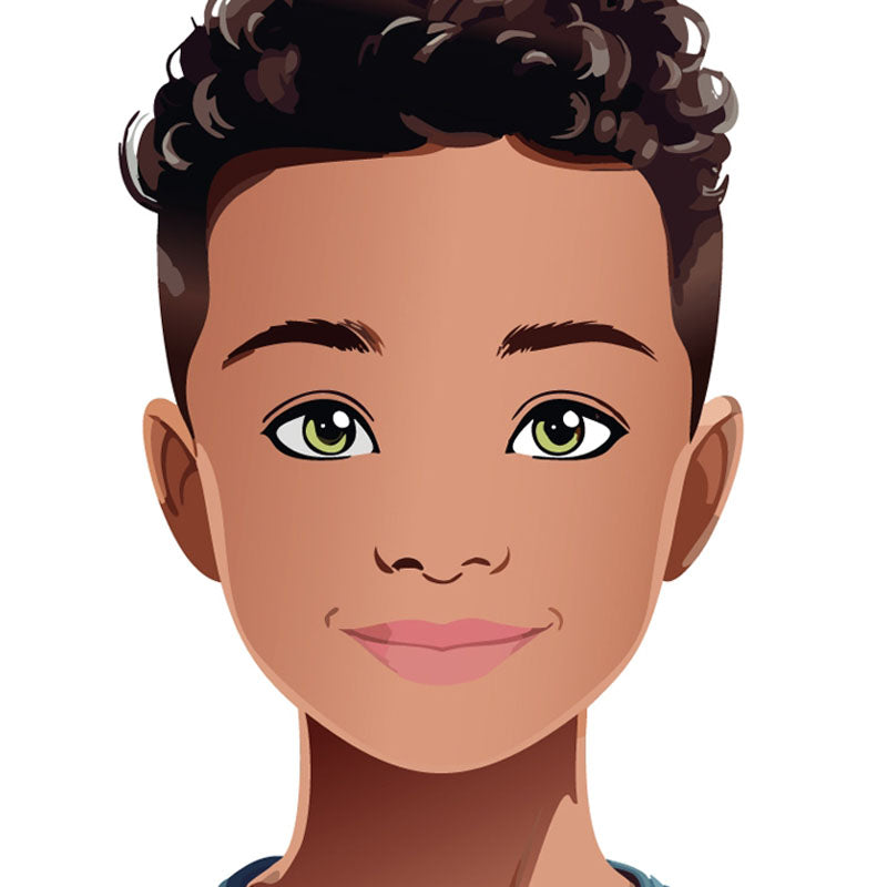 Übungsboard Kinderschminken Din A4 | Matteo