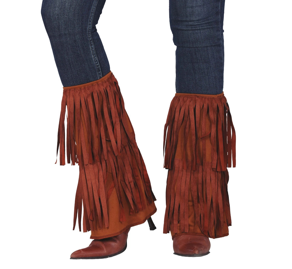 Cowgirl  Beinstulpen mit Fransen