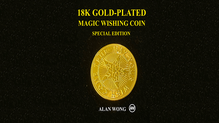 18K Gold Plated Magic Wishing Coin | Alan Wong