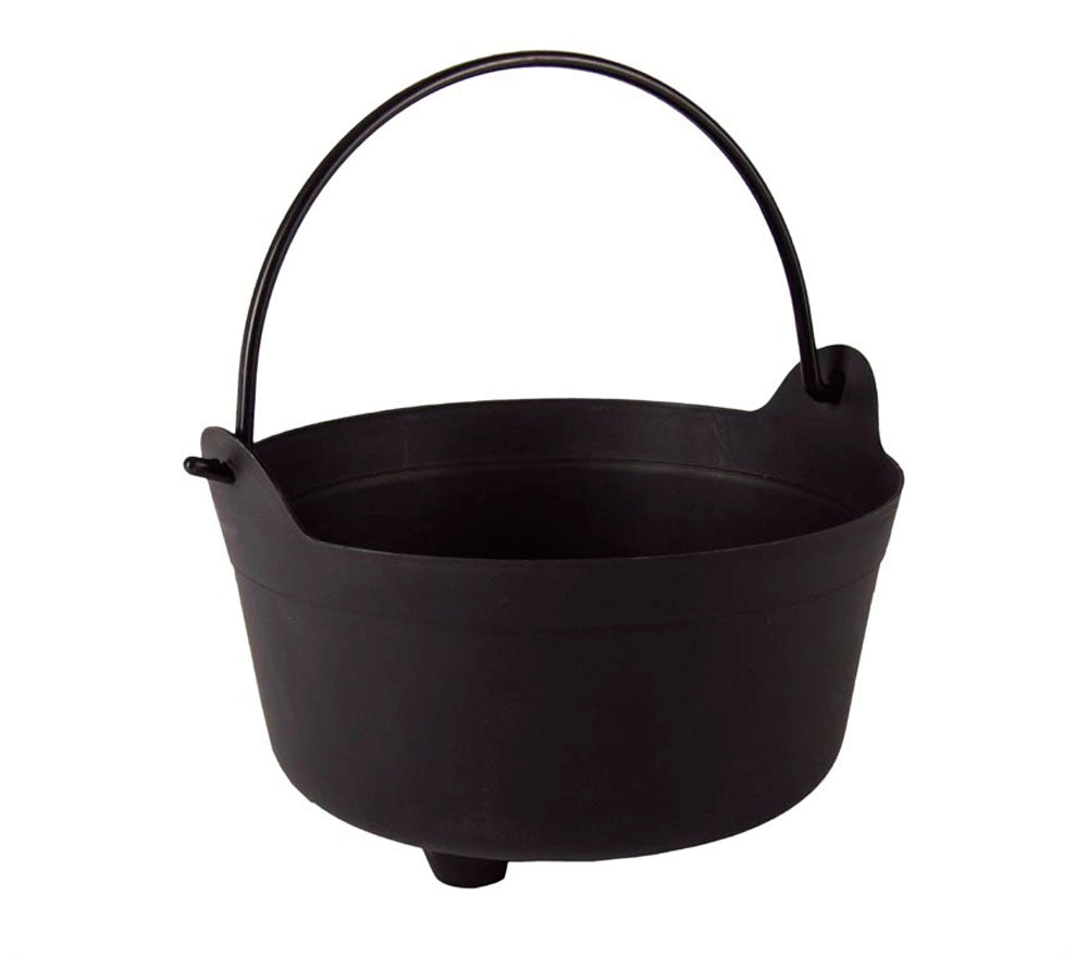 Bruja de caldero plástico negro