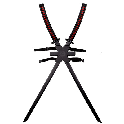 2 Ninjaschwerter mit Halterung-Wicked-Deinparadies.ch