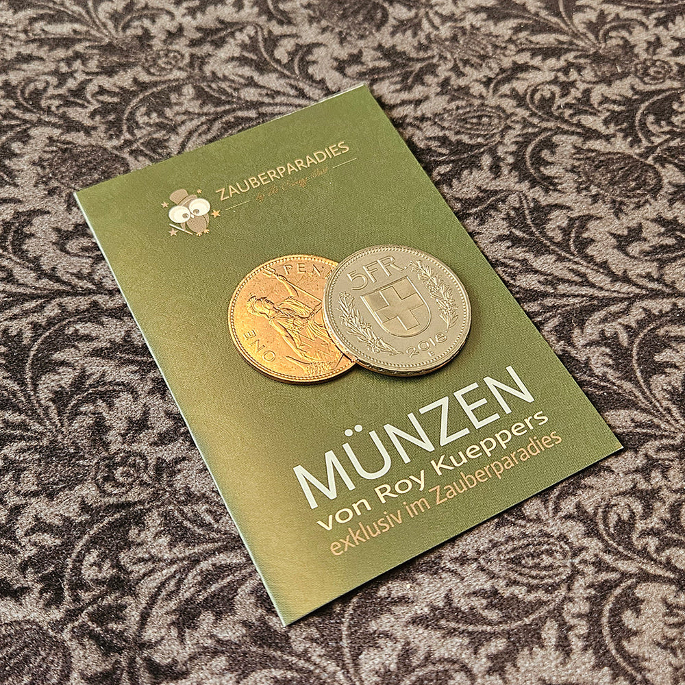 Copper silver coin (5 fr-penny)