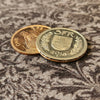Copper silver coin (5 fr-penny)