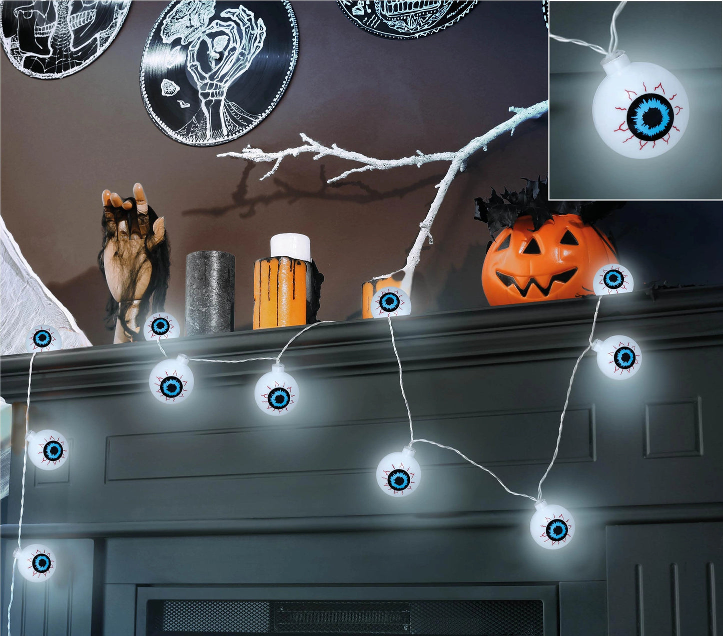 LED light chain eyes