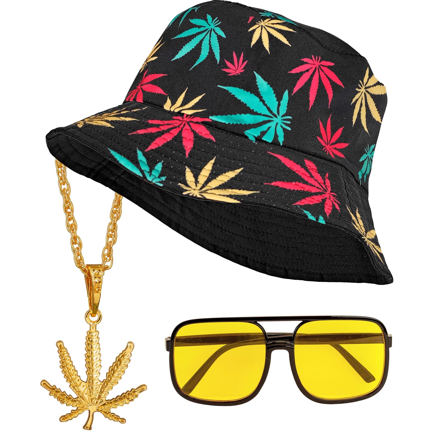 90er Hip-Hop Fashion Partyset