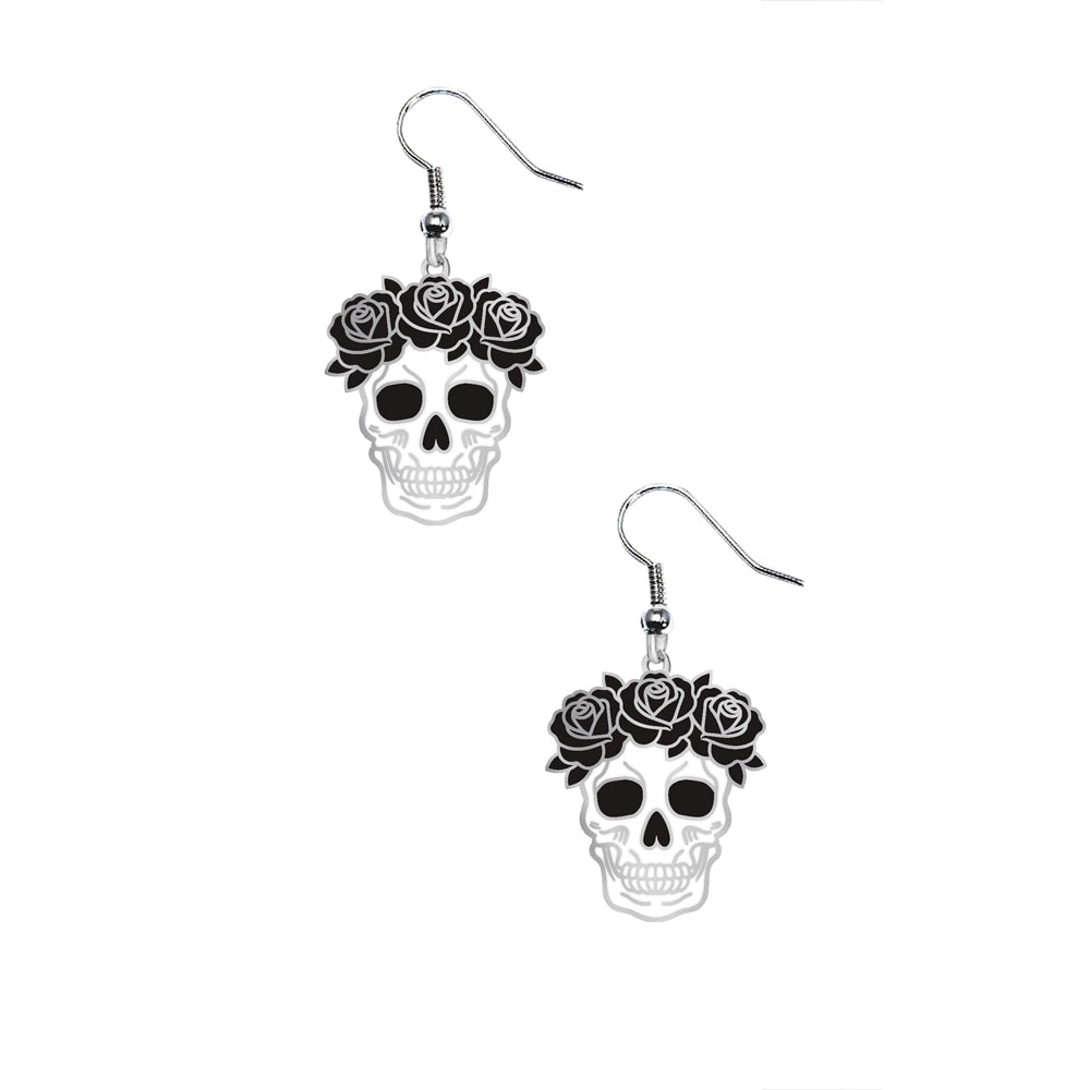 Gruseliger Totenkopf Ohrringe