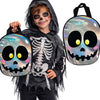 Tasche mit lachendem Halloween Totenkopf