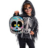 Tasche mit lachendem Halloween Totenkopf