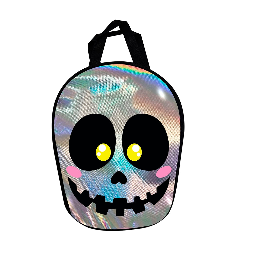 Tasche mit lachendem Halloween Totenkopf