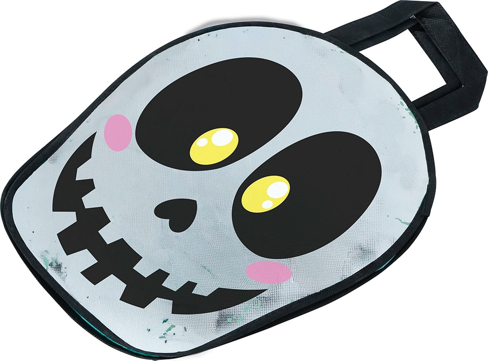 Tasche mit lachendem Halloween Totenkopf