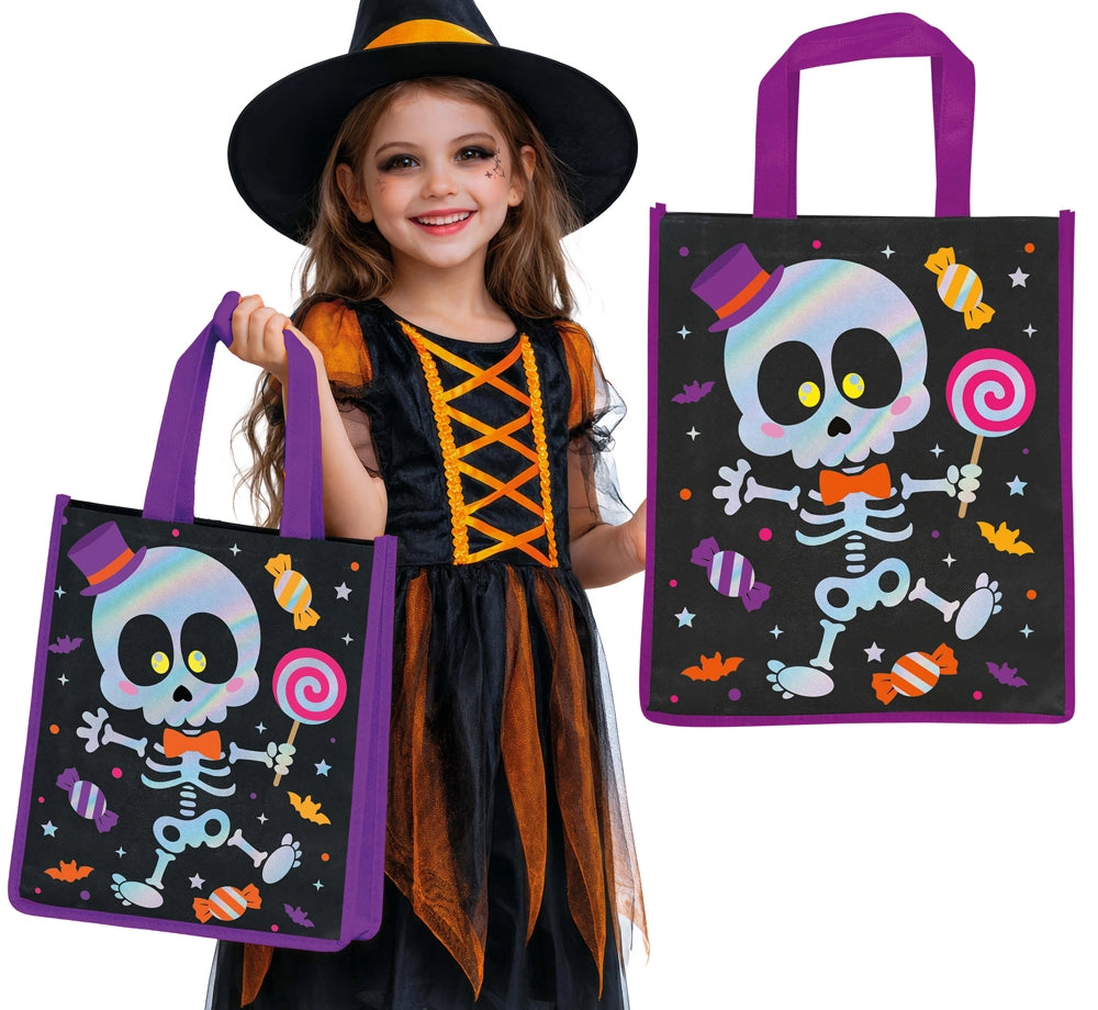 Tasche mit Halloween Skelett