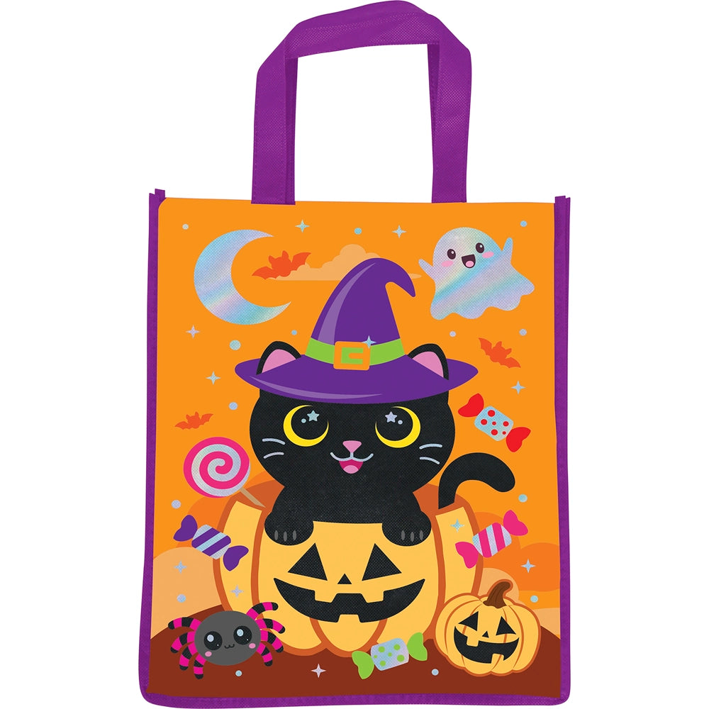 Tasche mit Halloween Katzenmotiv