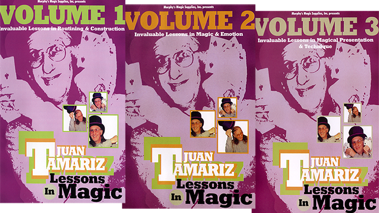 3 Vol. Combo Juan Tamariz Lessons in Magic - Video Download Murphy's Magic Deinparadies.ch