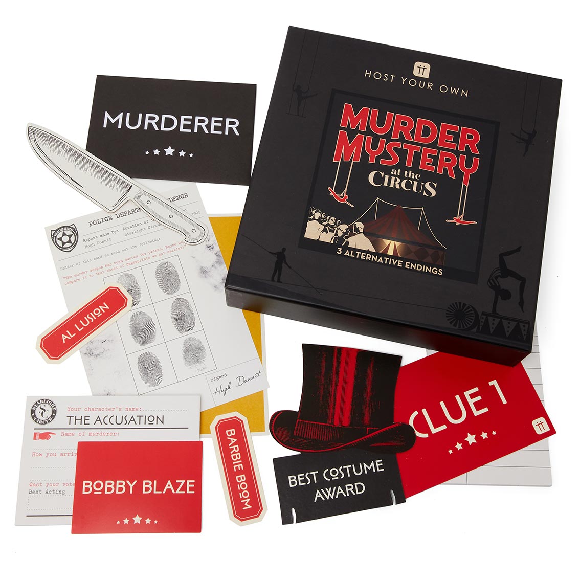 Circus Murder Mystery Game