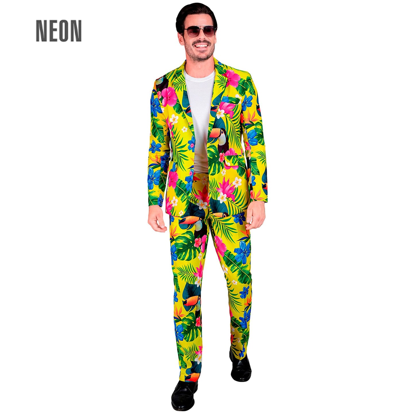 Tropicana Party Herrenanzug Neon