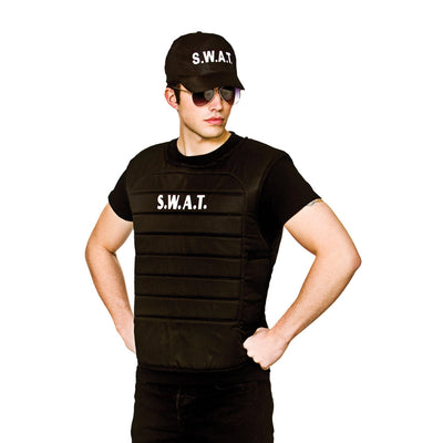 SWAT Weste & Mütze Set