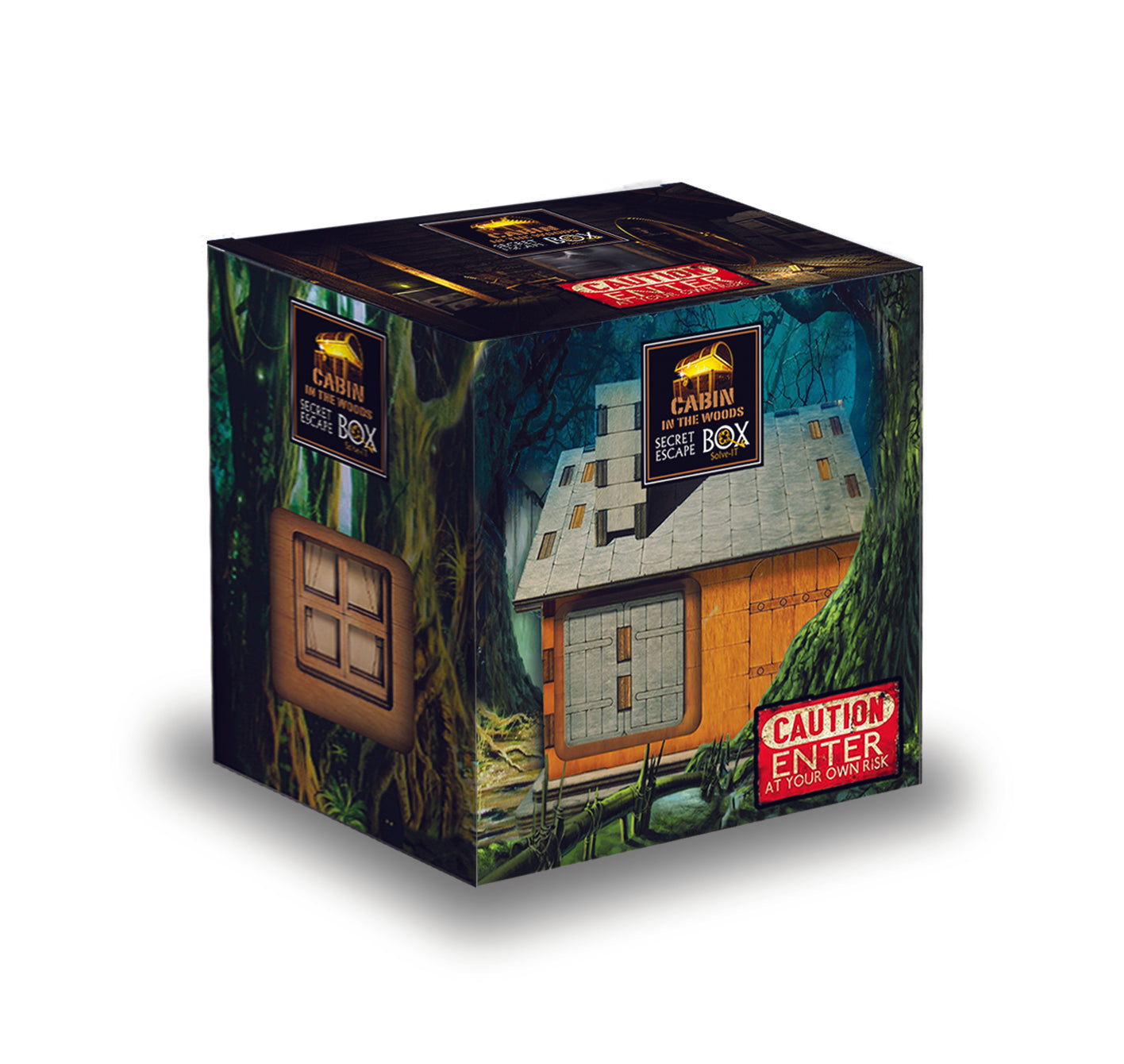 Cabin in the Woods ESCAPE Box Wooden Puzzles Deinparadies.ch