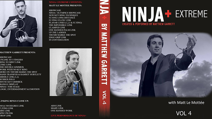 Ninja+ Deluxe SILVER (Gimmicks & Online Instruction) | Matthew Garrett 