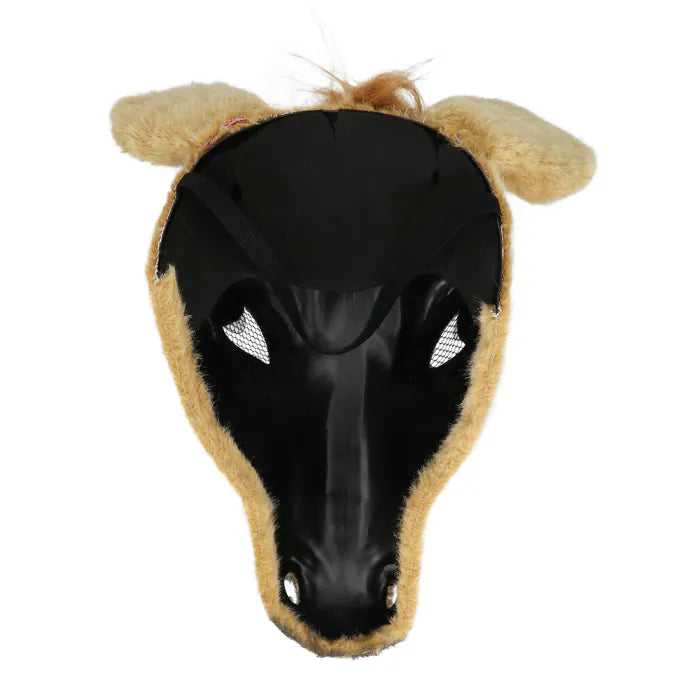Pferdemaske aus Plüsch