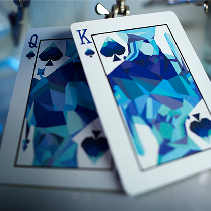 Memento Mori Blue Playing Cards