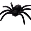 6 beflockte schwarze Spinnen 7cm-Carnival Toys-Deinparadies.ch