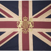 Royal British Flag with Coat of Arms | 150x100cm-Woven Magic-Deinparadies.ch