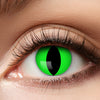 Contact lenses neon cat green