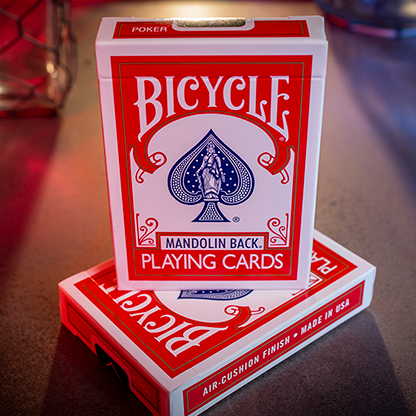 GT Speedreader Marked Deck Standard Version (Bicycle 809 Mandolin Red) Plus Online Effect