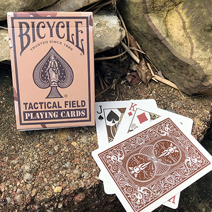 Bicycle Tactical Field Green Camo/Brown Camo (6 Decks) | US Playing Card Co