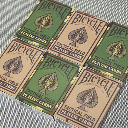 Bicycle Tactical Field Green Camo/Brown Camo (6 Decks) | US Playing Card Co