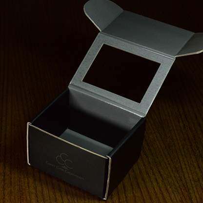 Carat XCHB Cardboard Half-Brick Box with Viewing Window