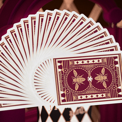 Montauk Hotel Burgundy Playing Cards | Gemini