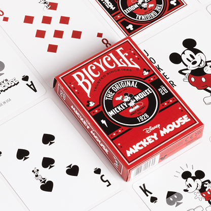 Bicycle Disney Classic Mickey Mouse (Red) | US Playing Card Co.