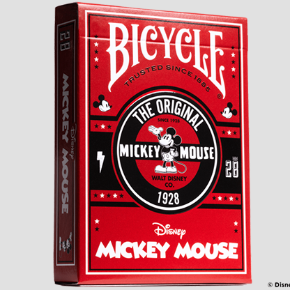Bicycle Disney Classic Mickey Mouse (Red) | US Playing Card Co.