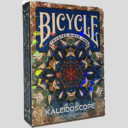 Bicycle Kaleidoscope Blue Playing Cards