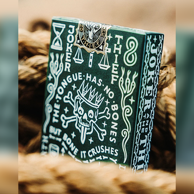 JT Crown (Green) Playing Cards | Joker and the Thief