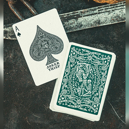 JT Crown (Green) Playing Cards | Joker and the Thief