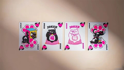 Bicycle Cat (Pink) Playing Cards | US Playing Card Co.